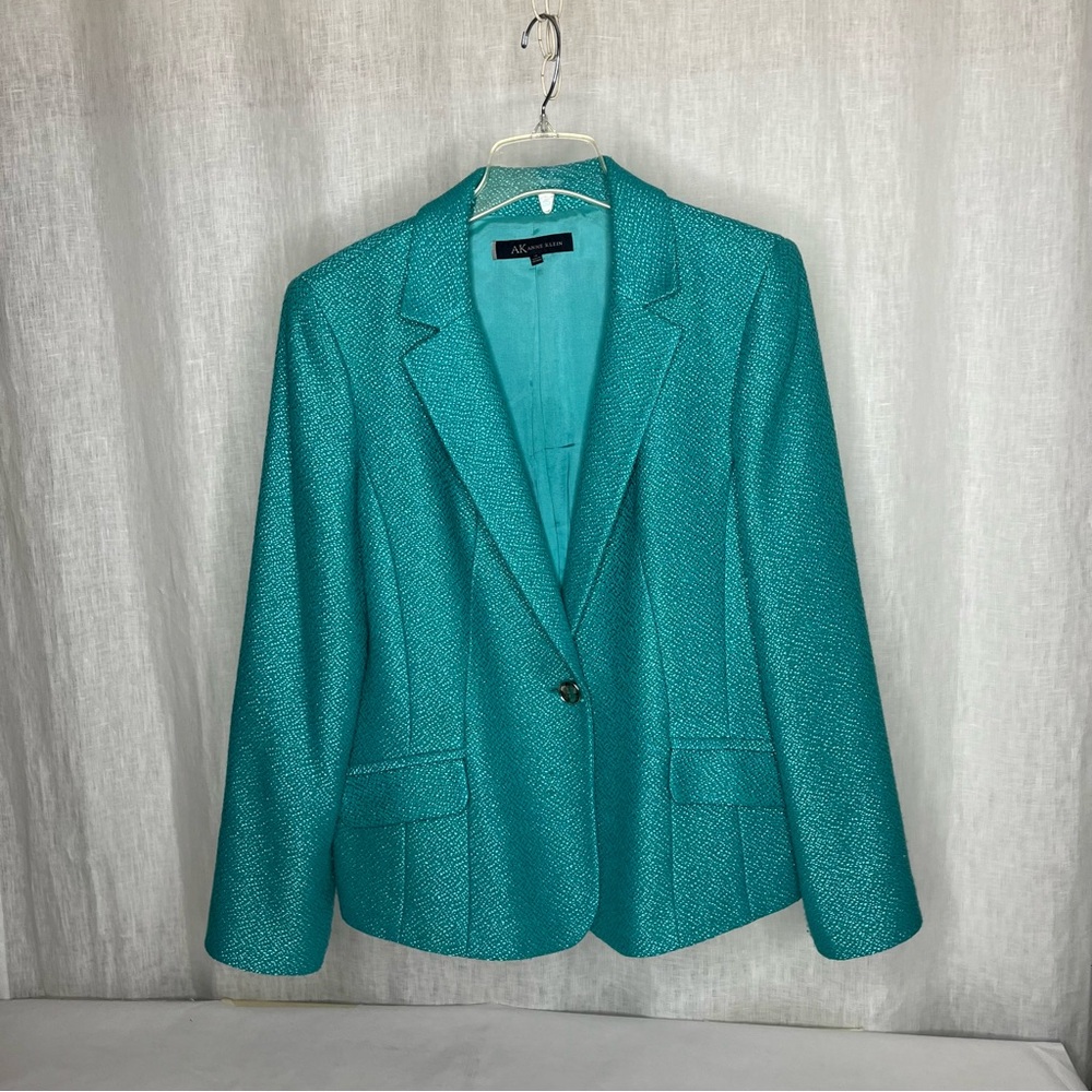 Anne Klein teal jacket